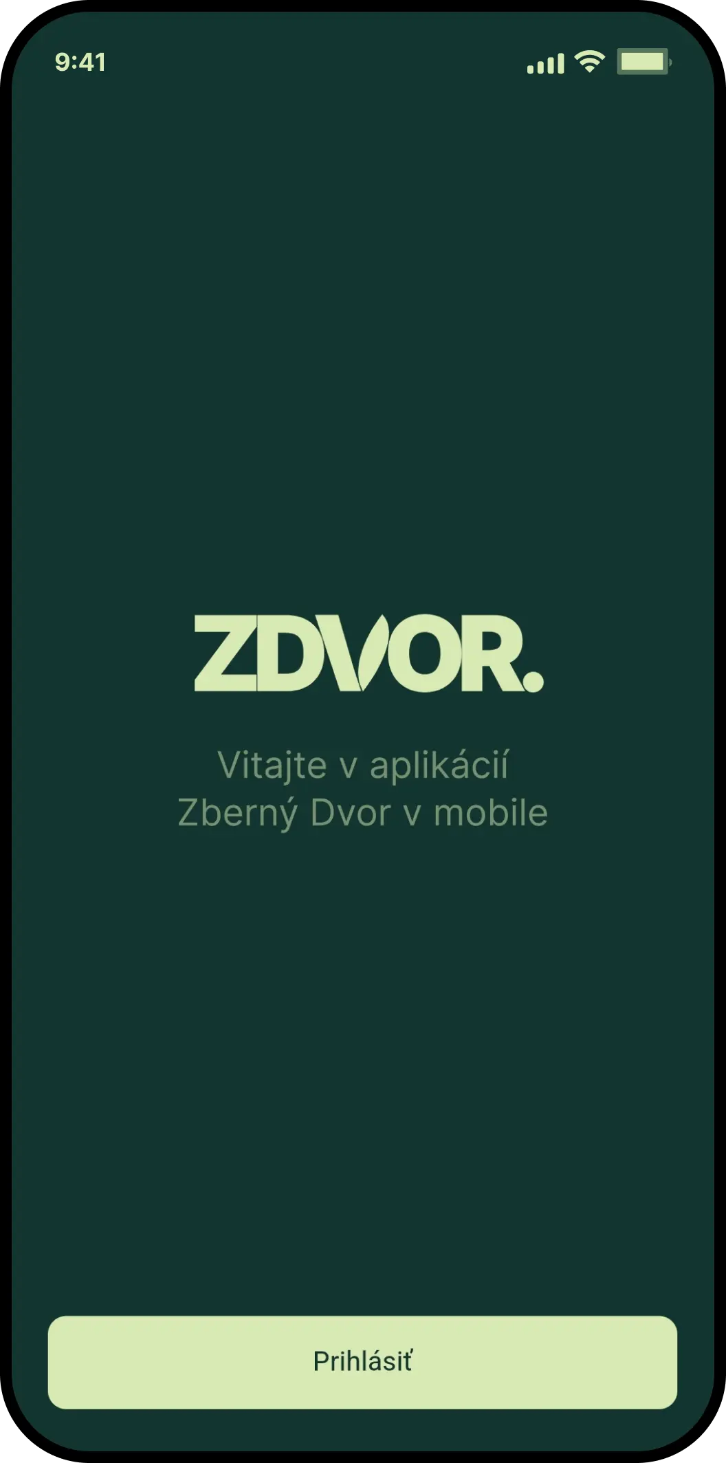 App screen